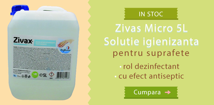 Zivax Micro solutie antiseptica igienizanta pentru suprafete, 5l